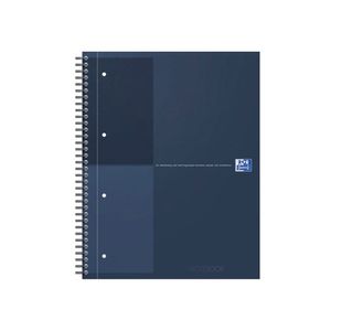 Oxford Hardback Wirebound Notebook 160 Pages Special Edition A4+ Dark Blue 400194458-S