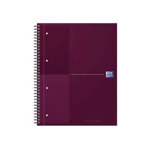 Oxford Hardback Wirebound Notebook 160 Pages Special Edition A4+ Red 400194459-S