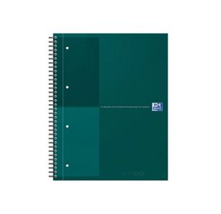 Oxford Hardback Wirebound Notebook 160 Pages Special Edition A4+ Green 400194460-S