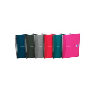Oxford Card Cover Wirebound Notebook A5 Assorted (5 Pack) 100103741
