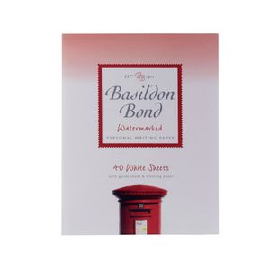 Basildon Bond White Writing Pad 178 x 229mm 40 Sheets (Pack of 10) 100103860
