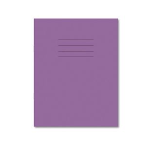 Hamelin Exercise Book 8mm Lined 80 Page 229x178mm Purple (Pack of 100) 100100013