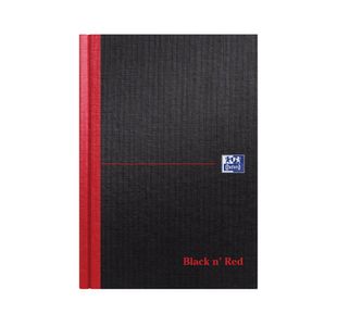 Black n' Red Casebound Hardback Single Cash Book A5 (Pack of 5) 100080414