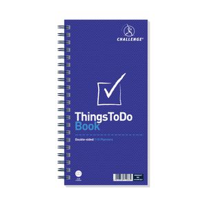 Challenge Wirebound Things To Do Today Book 280x141mm 100080050