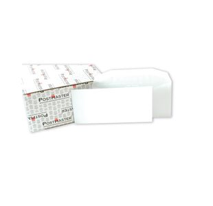 Postmaster DL Envelope 114x235mm Gummed 90gsm White (Pack of 500) F29151