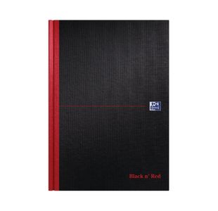 Black n' Red Casebound Ruled Hardback Notebook A4 100080473