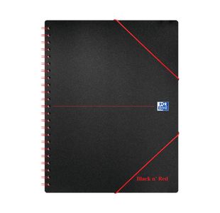 Black n' Red Wirebound Polypropylene Meeting Book 160 Pages A4+ (Pack of 5) 100104323