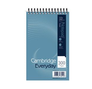 Cambridge Everyday Ruled Wirebound Notepad 300 Pages (Pack of 5) 100080210