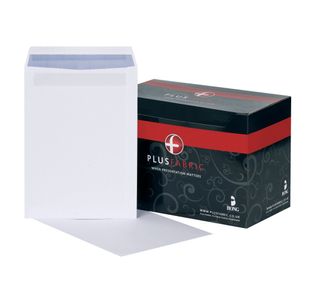 Plus Fabric C4 Envelope Pocket Self Seal 120gsm White (Pack of 250) L26370