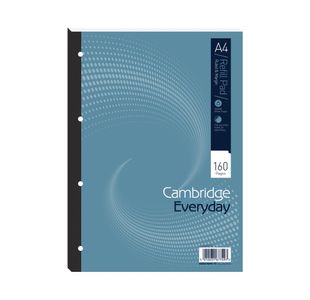 Cambridge Everyday Ruled Margin Refill Pad 160 Pages A4 (Pack of 5) 100080234