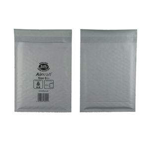 Jiffy Airkraft Bag Size 0 140x195mm White (Pack of 100) JL-0