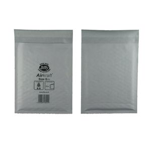 Jiffy AirKraft Size 0 Bubble Lined Mailer White Pack of 100 MAKC88003