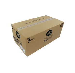 Jiffy AirKraft Size 2 Bubble Lined Mailer White Pack of 100 MAKC88005