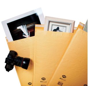Jiffy AirKraft Size 00 Bubble Lined Mailer Gold Pack of 200 MAKC99002