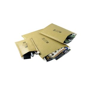 Jiffy AirKraft Size 7 Bubble Lined Mailer Gold Pack of 100 MAKC99010
