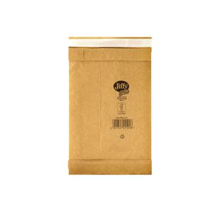 Jiffy Padded Bag Size 1 165x280mm Gold PB-1 (Pack of 100) JPB-1