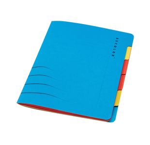 Jalema Secolor Sixtab 6- Part File A4 Blue (Pack of 5) 8331600-10791