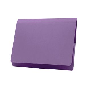 Exacompta Guildhall Brief Size Pocket Wallet 14x10in Mauve (Pack of 50) PW3-MVE