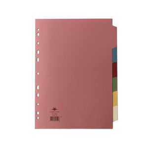 Concord Divider 6-Part A4 160gsm Multicoloured 70699/J6