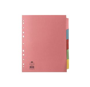 Concord Divider 5-Part A4 Extra Wide Pastel Colours 71399/J13