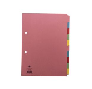 Concord 10-Part Divider A5 Assorted 72199