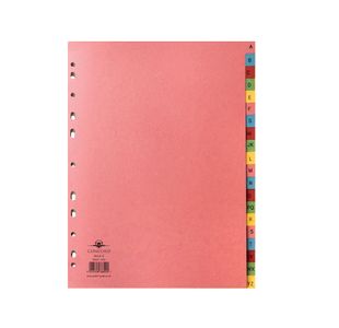 Concord Index A-Z 20-Part A4 Pastel Colours 78602/AZ6
