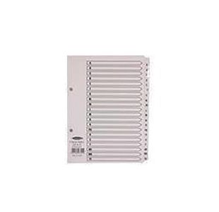 Concord Reinforced Index A-Z A5 White Board Mylar Tabs 07301/CS73