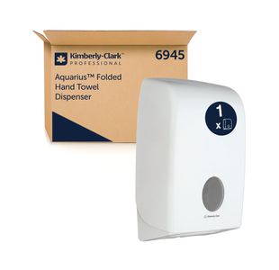 Aquarius Folded Paper Hand Towel Dispenser White 6945