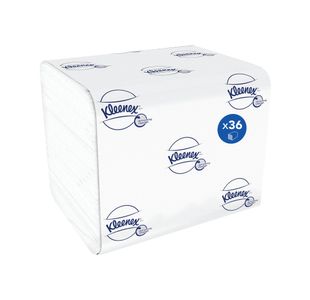 Kleenex Folded Toilet Tissue 2-Ply 200 Sheets Pack of 36 8408