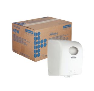 Aquarius Rolled Hand Paper Towel Dispenser White 7375