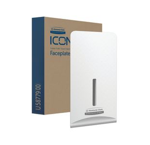 Kimberly Clark ICON Faceplate for Folded Toilet Paper Disp White 58779