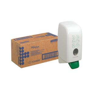 Aquarius Hand Moisturiser Dispenser for 1L Cassette Refills White 7134
