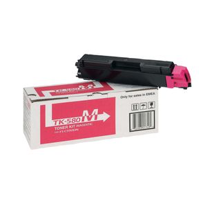Kyocera TK-580M Toner Cartridge Magenta 1T02KTBNL0