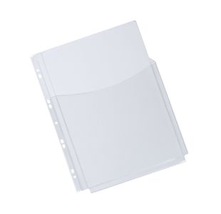 Q-Connect Expanding Punched Pocket 3/4 Length Front A4 (Pack of 5) KF00139