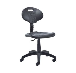 Jemini Factory Chair 570x280x610mm Polyurethane Black KF00197