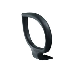 Jemini Fixed Loop Arms for use with Jemini Chairs 370x295x120mm Black (Pack of 2) KF00729