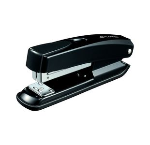 Q-Connect Half Strip Metal Stapler Black (Capacity: 20 sheets of 80gsm paper) KF01044