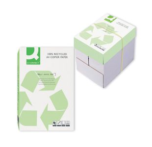 Q-Connect A4 Recycled Copier Paper 80gsm (2500 Sheets/5 Reams) KF01047
