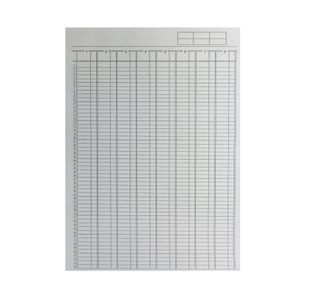Q-Connect 8-Column Analysis Pad A4 KF01082