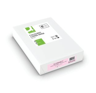 Q-Connect Pink A4 Copier Paper 80gsm Ream (Pack of 500) KF01095