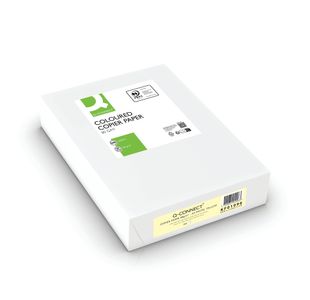 Q-Connect Yellow A4 Copier Paper 80gsm Ream (Pack of 500) KF01096