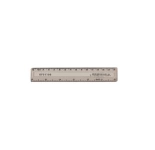 Q-Connect Acrylic Shatter Resistant Ruler 15cm Clear (Pack of 10) KF01106Q