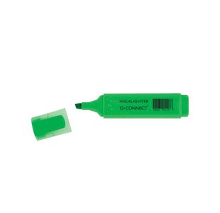 Q-Connect Green Highlighter Pen (10 Pack) KF01113