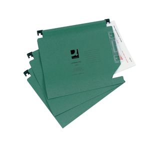 Q-Connect Lateral Files 275mm Green Pack of 25 KF01184