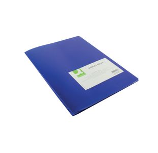 Q-Connect Polypropylene Display Book 10 Pocket Blue KF01247