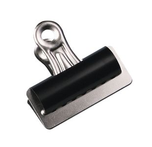 Q-Connect 25mm Black Grip Clip Pack of 10 KF01287