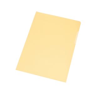 Q-Connect Cut Flush Folder A4 Yellow (Pack of 100) KF01487
