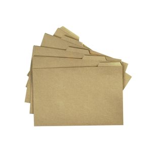 Q-Connect Kraft Tabbed Folder 170gsm 356x240mm Buff (Pack of 100) KF01578