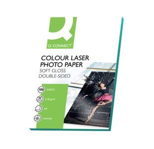 Q-Connect White A4 Soft Gloss Photo Paper 210gsm (100 Pack) KF01935