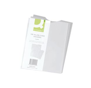 Q-Connect Card Holder Polypropylene A6 (Pack of 100) KF01949
